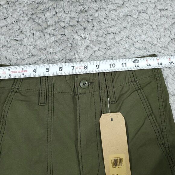 Levi's Ribcage Straight Utility Olive Green Super High Rise Pants Size 26x29 - Picture 9 of 12